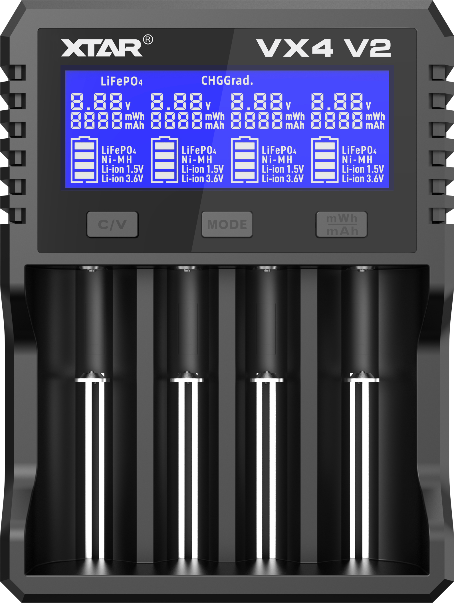 Chargeur de Piles Xtar VX4 V2 Set