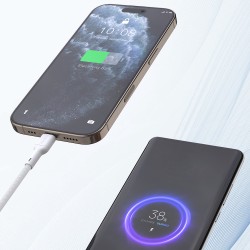 Câble 1m USB-C - USB-C 65W Dudao L9C Blanc