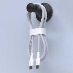 Câble 1m USB-C - USB-C 65W Dudao L9C Blanc