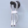 Câble 1m USB-C - USB-C 65W Dudao L9C Blanc