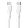 Câble 1m USB-C - USB-C 65W Dudao L9C Blanc