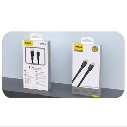 Câble 1m USB-C - USB-C 65W Dudao L9C Noir
