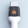 Câble 2m USB-C - USB-C 240W Dudao L9CMax Blanc