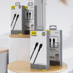 Câble 2m USB-C - USB-C 240W Dudao L9CMax Noir