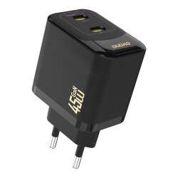 Chargeur Secteur GaN 2x USB-C PD 45W Dudao A28P - Noir