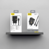 Chargeur Secteur USB-C USB-A PD QC 35W Dudao A27MaxC + Câble USB-C - Noir
