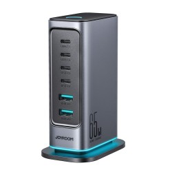 Station de Charge GaN 4xUSB-C 2xUSB-A 65W Joyroom JR-TCM02