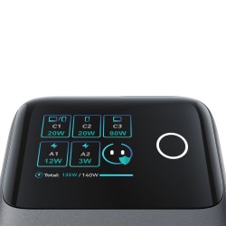 Station de Charge GaN 3xUSB-C 2xUSB-A 140W Joyroom Podix JR-TRD01