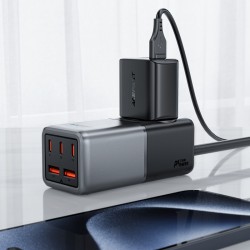 Station de Charge GaN 3xUSB-C 2xUSB-A 1xSecteur 75W Acefast Z2