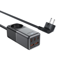 Station de Charge GaN 3xUSB-C 2xUSB-A 1xSecteur 75W Acefast Z2