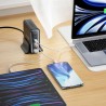 Station de Charge GaN 4xUSB-C 2xUSB-A PD80W QC3.0 Tech-protect DC80W-GAN