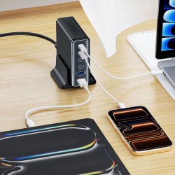 Station de Charge GaN 4xUSB-C 2xUSB-A 160W Tech-Protect DC160W-GAN