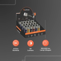 Torche Uniross Mini KeyChain avec 3 piles LR44
