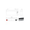 Batterie Plomb Etanche AGM VRLA Y1.2-6FR Yuvolt Yucel Yuasa 6V 1.2Ah
