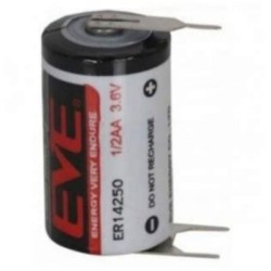 Pile ER14250PFR / 1/2AA 3 pin EVE Lithium 3,6V
