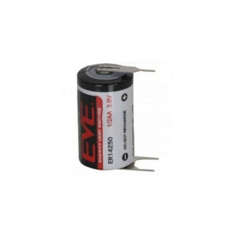 Pile ER14250PFR / 1/2AA 3 pin EVE Lithium 3,6V
