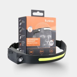 Frontale Uniross Multi-Purpose COB Sensor 350lm Rechargeable