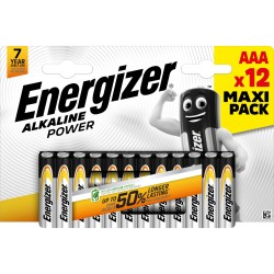 12 Piles AAA / LR03 Energizer Alcaline Power