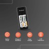 Chargeur Uniross Mini avec 2 piles AA 1000mAh