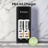 Chargeur Uniross Mini avec 2 piles AA 1000mAh