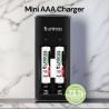 Chargeur Uniross Mini avec 2 piles AAA 600mAh