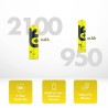24 Piles AA / LR6 + 24 AAA / LR03 Uniross Alkaline Essential