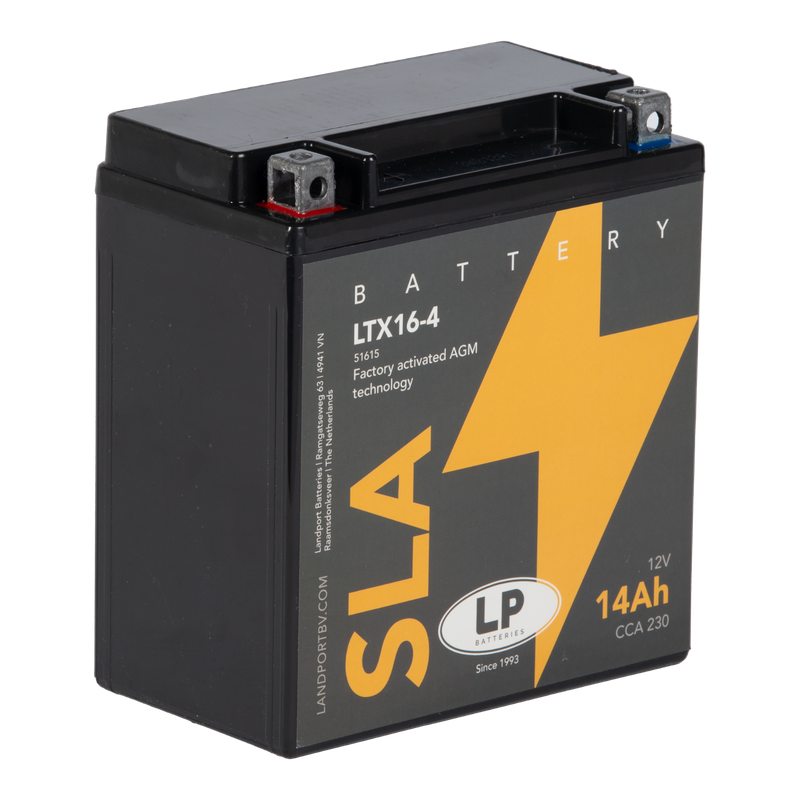 Batterie Moto AGM LTX16-4 Landport 12V 14Ah 230A