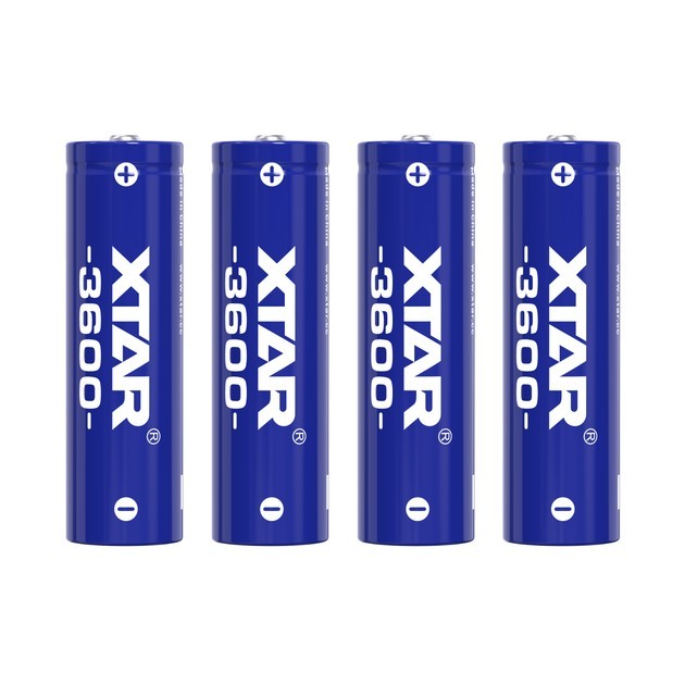 4 Piles Rechargeables AA / HR6 3600 2200mAh Xtar Li-ion 1.5V