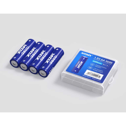 4 Piles Rechargeables AA / HR6 3600 2200mAh Xtar Li-ion 1.5V