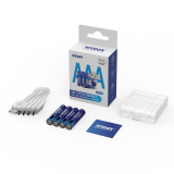 4 Piles Rechargeables USB-C AAA / HR03 CLR 1300 750mAh Xtar Li-ion 1.5V
