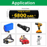 Pile Rechargeable INR21700 G68 Vapcell Li-ion 3,6V 6800mAh 12,5A