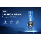 Pile Rechargeable 18650HP Xtar Lithium 3,7V 3500mAh 15A