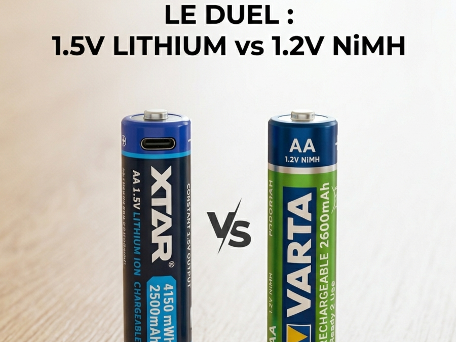 Pourquoi choisir le lithium 1.5V au lieu du NiMH ? 