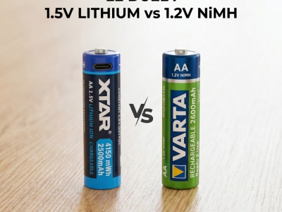Pourquoi choisir le lithium 1.5V au lieu du NiMH ? 